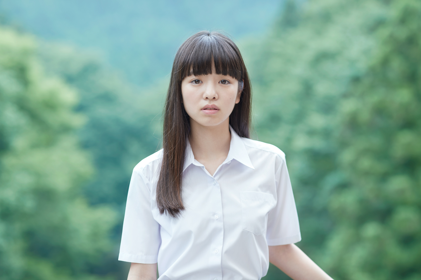 横田真悠 - 制服編 - Scene 1 (撮影日/2016年7月6日。撮影時学年/高校二年生。撮影/樋口兼一)