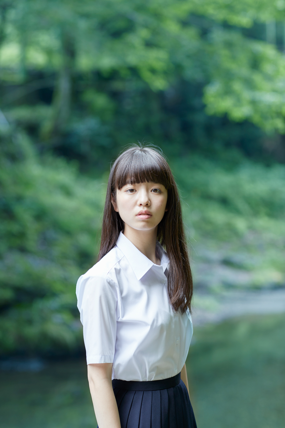 横田真悠 - 制服編 - Scene 7 (撮影日/2016年7月6日。撮影時学年/高校二年生。撮影/樋口兼一)