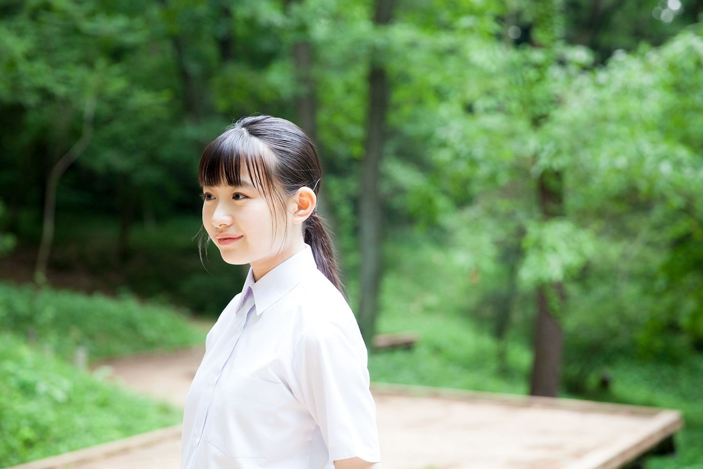 其原有沙 - 制服編 - Scene 9 (撮影日/2017年5月16日。撮影時学年/高校一年生。撮影/安彦幸枝)