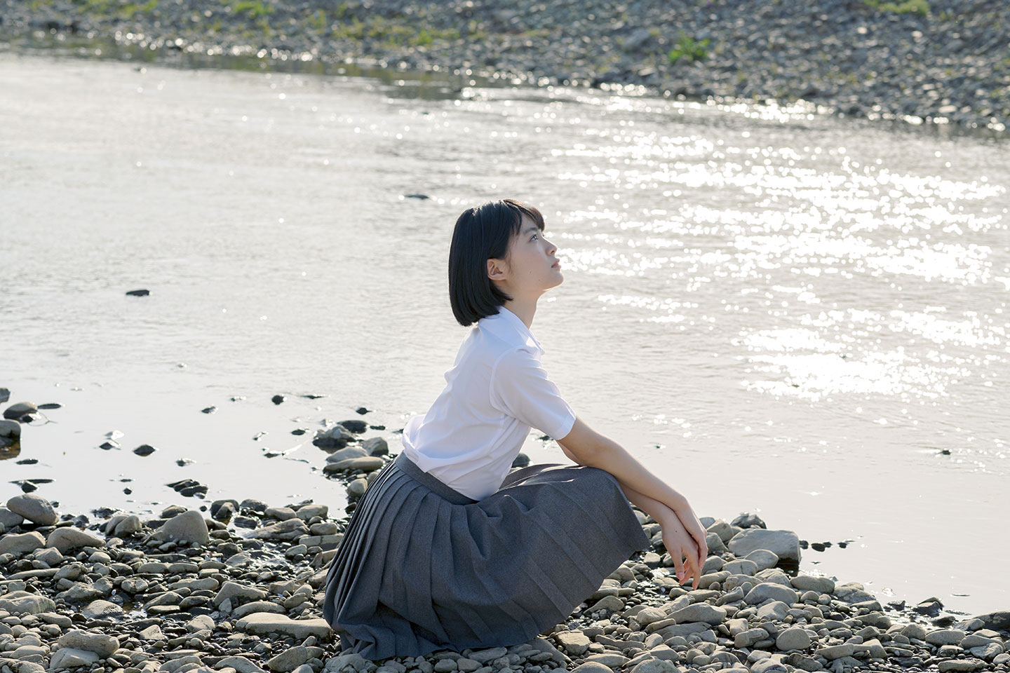 吉田美月喜 - 制服編 - Scene 12 (撮影日/2018年3月30日。撮影時学年/中学三年生。撮影/山田信男)