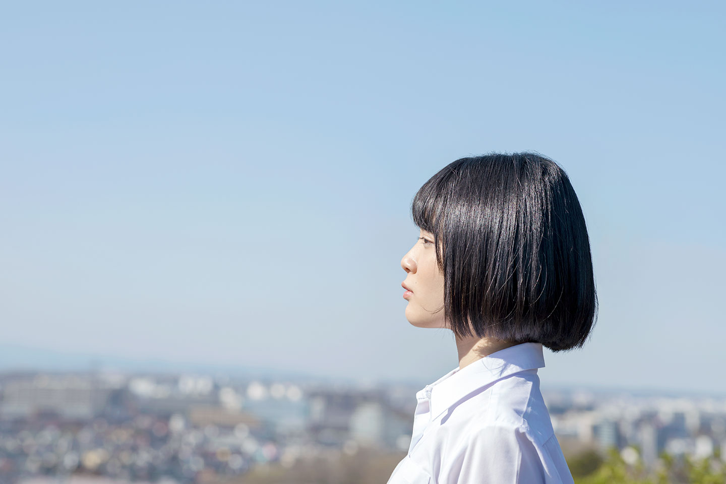 吉田美月喜 - 制服編 - Scene 8 (撮影日/2018年3月30日。撮影時学年/中学三年生。撮影/山田信男)
