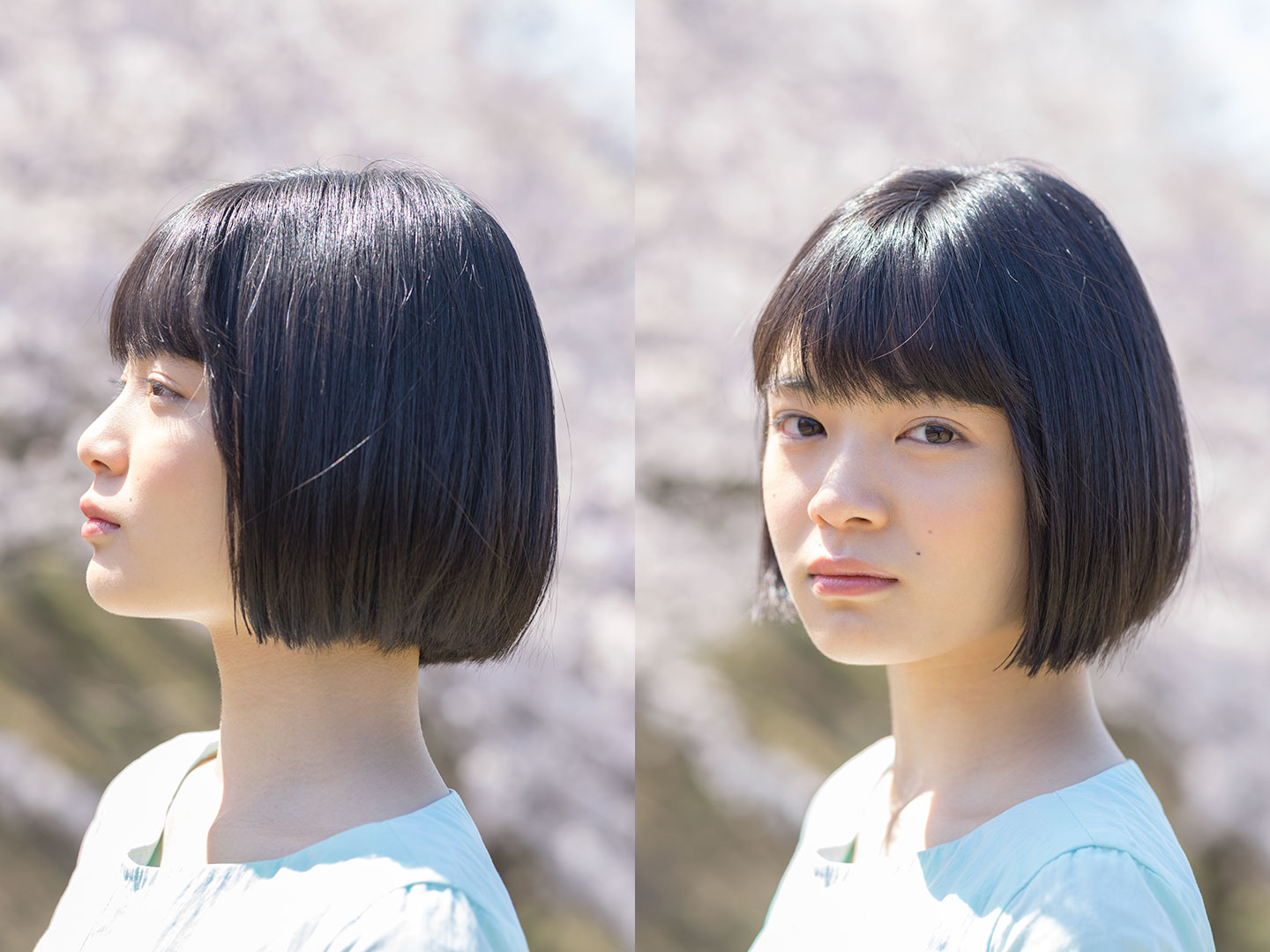 吉田美月喜 - 洋服編 - Scene 12 (撮影日/2018年3月30日。撮影時学年/中学三年生。撮影/山田信男)