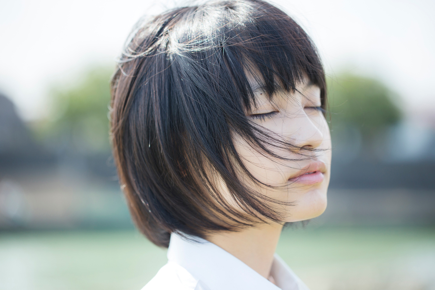 大谷 凜香 - 制服編 - Scene 4 (撮影日/2015年9月19日。撮影時学年/高校一年生。撮影/サトウノブタカ)