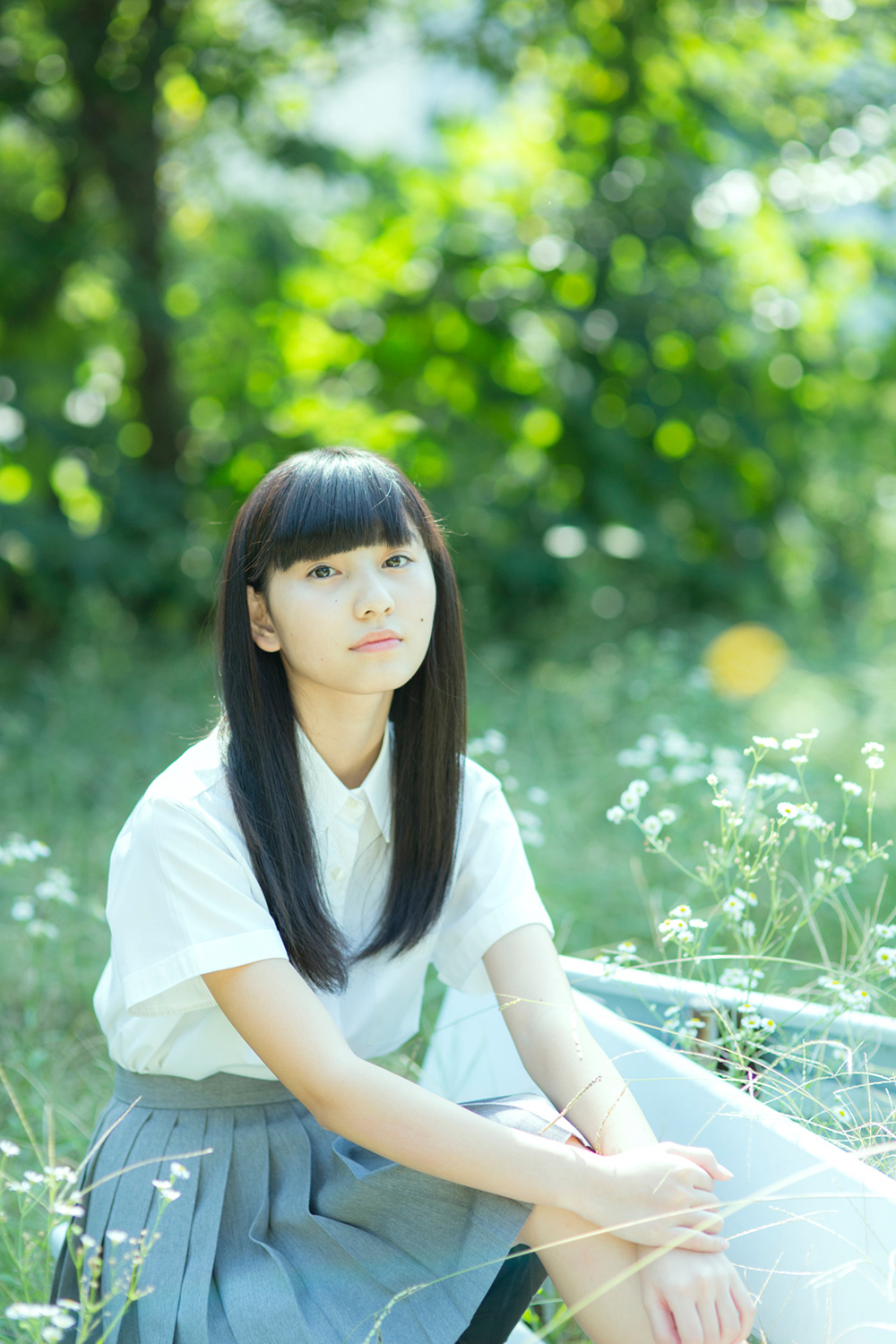 平 蓮奈 - 制服編 - Scene 4 (撮影日/2015年10月12日。撮影時学年/中学三年生。撮影/サトウノブタカ)