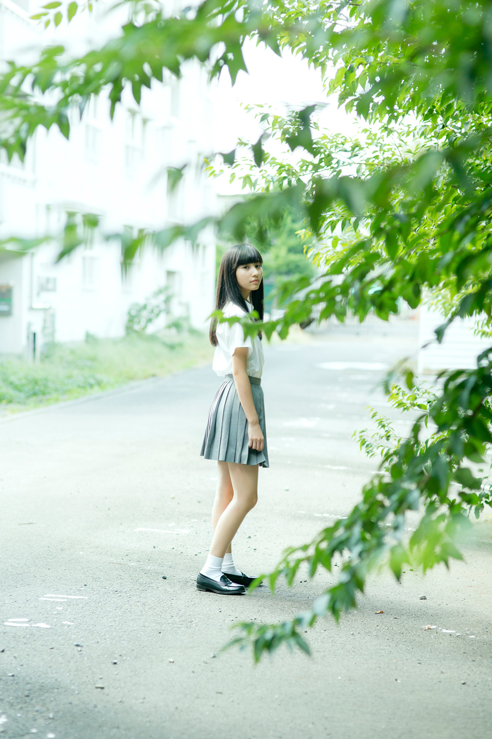 平 蓮奈 - 制服編 - Scene 6 (撮影日/2015年10月12日。撮影時学年/中学三年生。撮影/サトウノブタカ)