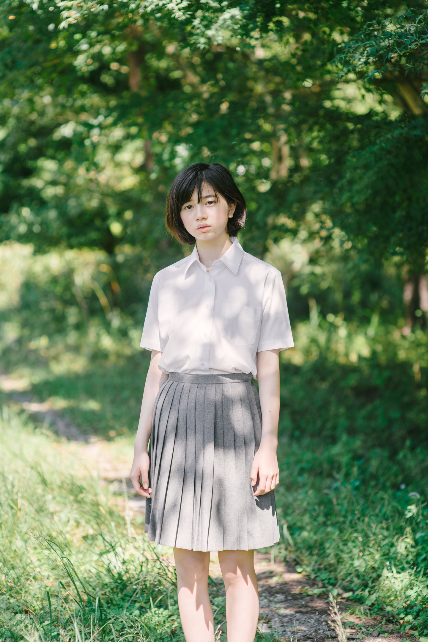 桜田ひより - 制服編 - Scene 7 (撮影日/2016年10月6日。撮影時学年/中学二年生。撮影/小山一平)