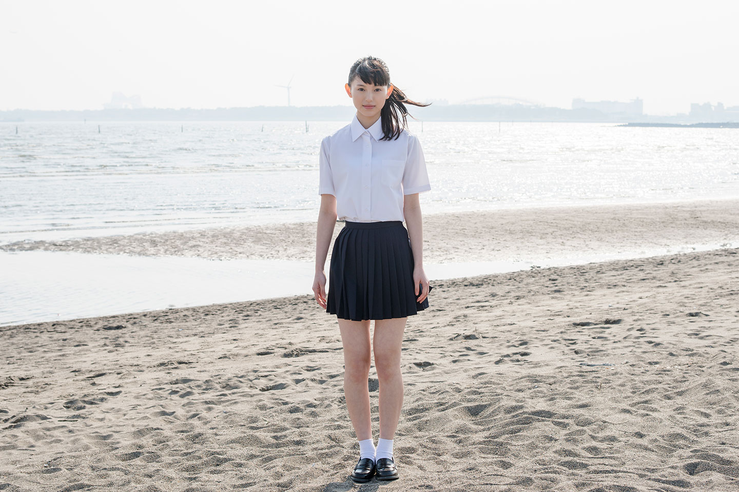 白石 南帆 - 制服編 - Scene 8 (撮影日/2017年3月30日。撮影時学年/高校一年生。撮影/大和田良)