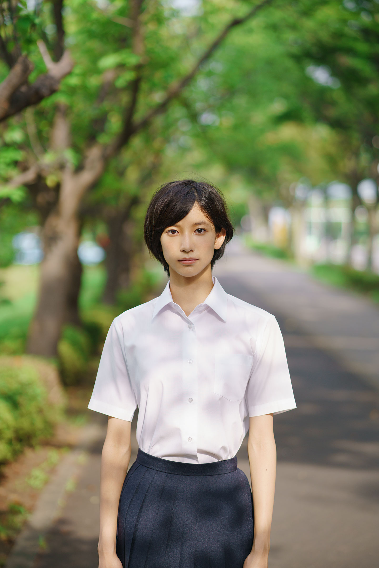 小貫莉奈 - 制服編 - Scene 12 (撮影日/2017年8月22日。撮影時学年/高校一年生。撮影/須田卓馬)