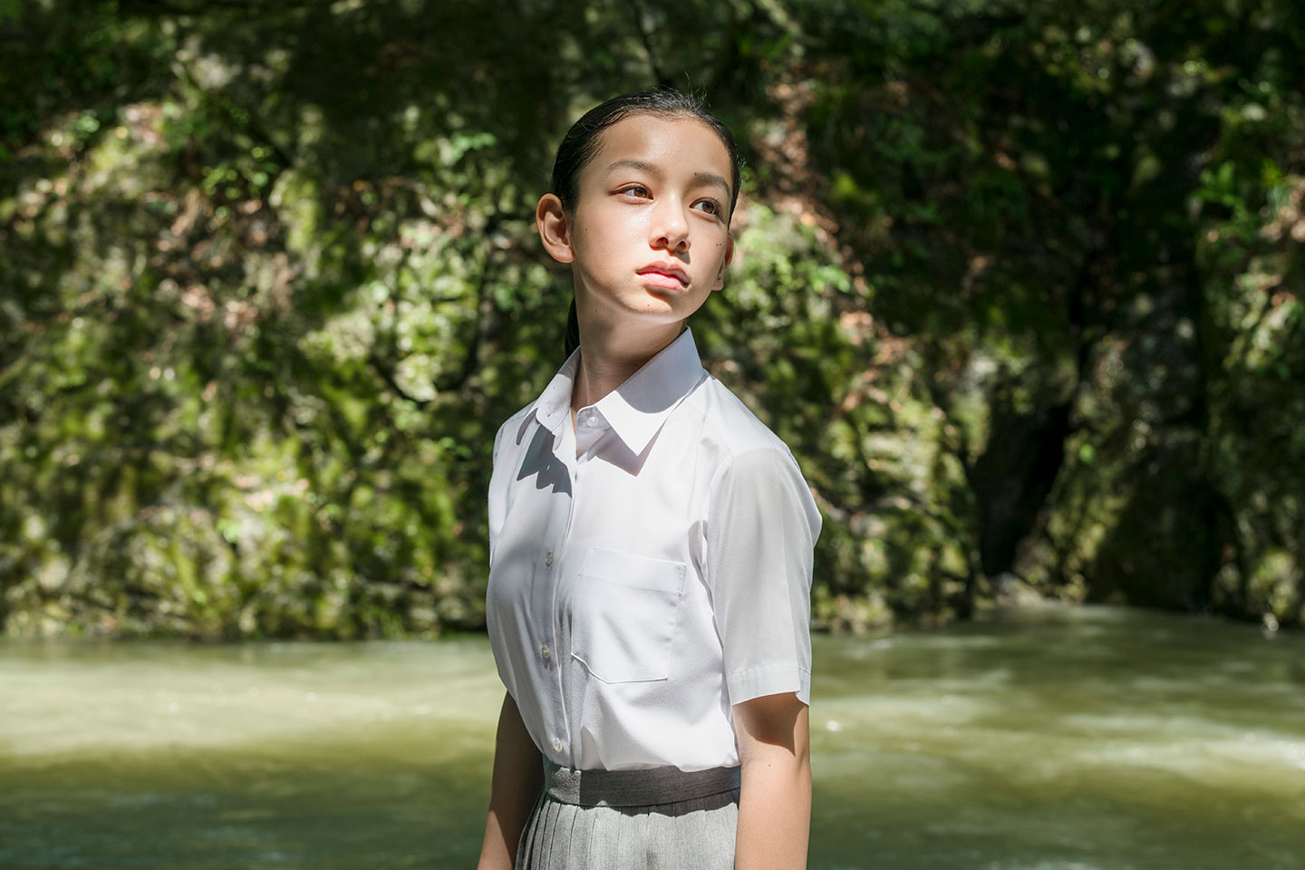 長澤樹 - 制服編 - Scene 16 (撮影日/2018年9月5日。撮影時学年/中学一年生。撮影/大和田良)