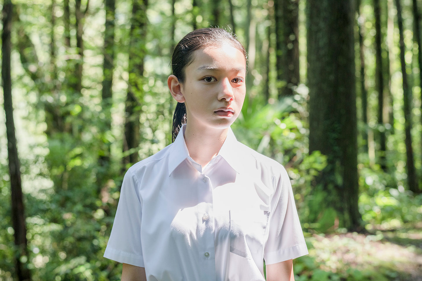 長澤樹 - 制服編 - Scene 8 (撮影日/2018年9月5日。撮影時学年/中学一年生。撮影/大和田良)
