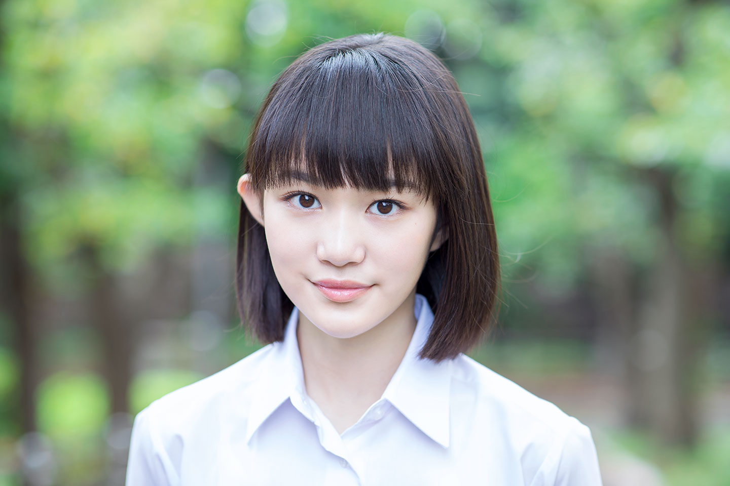 武野汐那 - 制服編 - Scene 14 (撮影日/2018年9月24日。撮影時学年/中学二年生。撮影/山田信男)