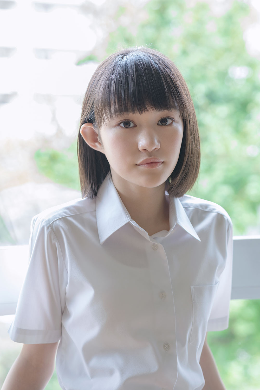 武野汐那 - 制服編 - Scene 4 (撮影日/2018年9月24日。撮影時学年/中学二年生。撮影/山田信男)