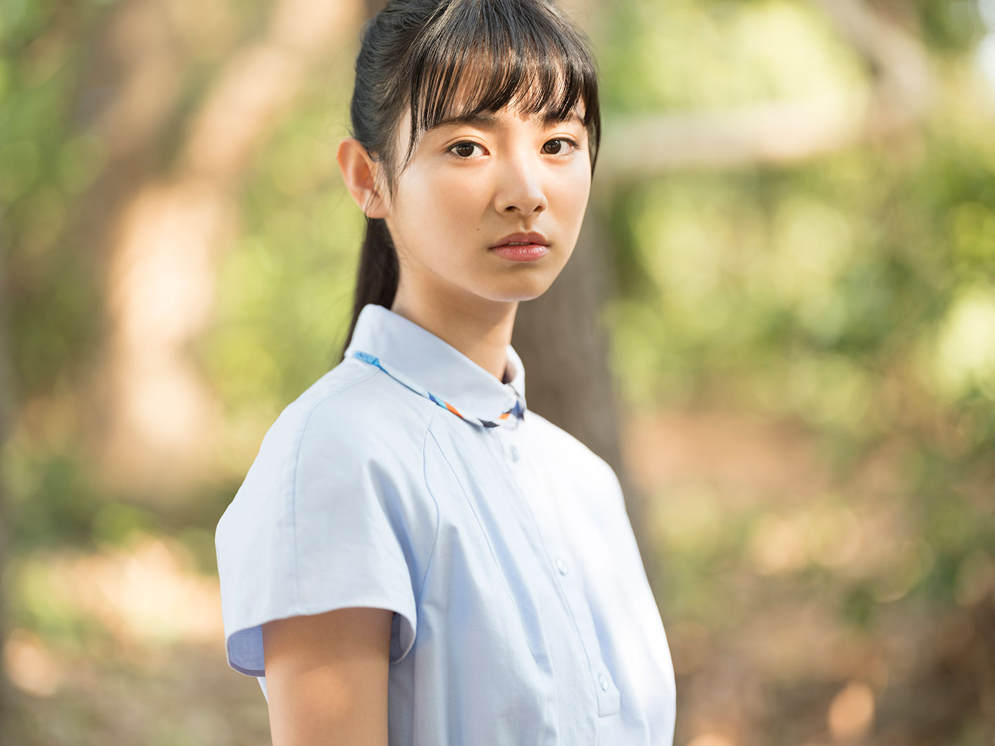 田中杏奈 - 洋服編 - Scene 9 (撮影日/2019年3月27日。撮影時学年/中学一年生。撮影/サトウノブタカ)