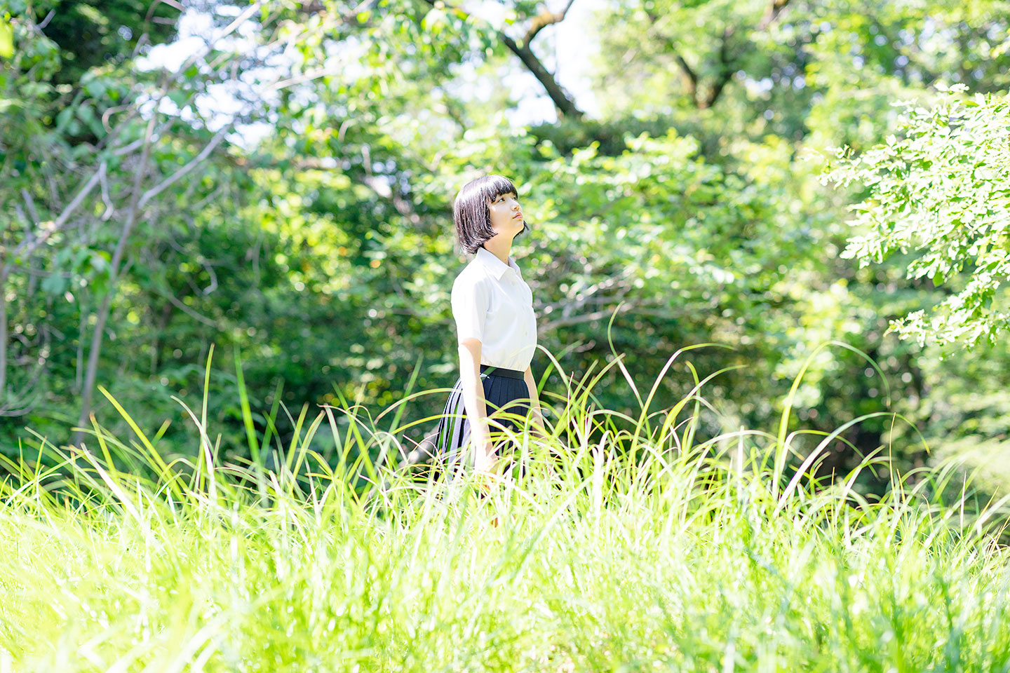 小宮山莉渚 - 制服編 - Scene 1 (撮影日/2019年5月24日。撮影時学年/中学二年生。撮影/山田信男)