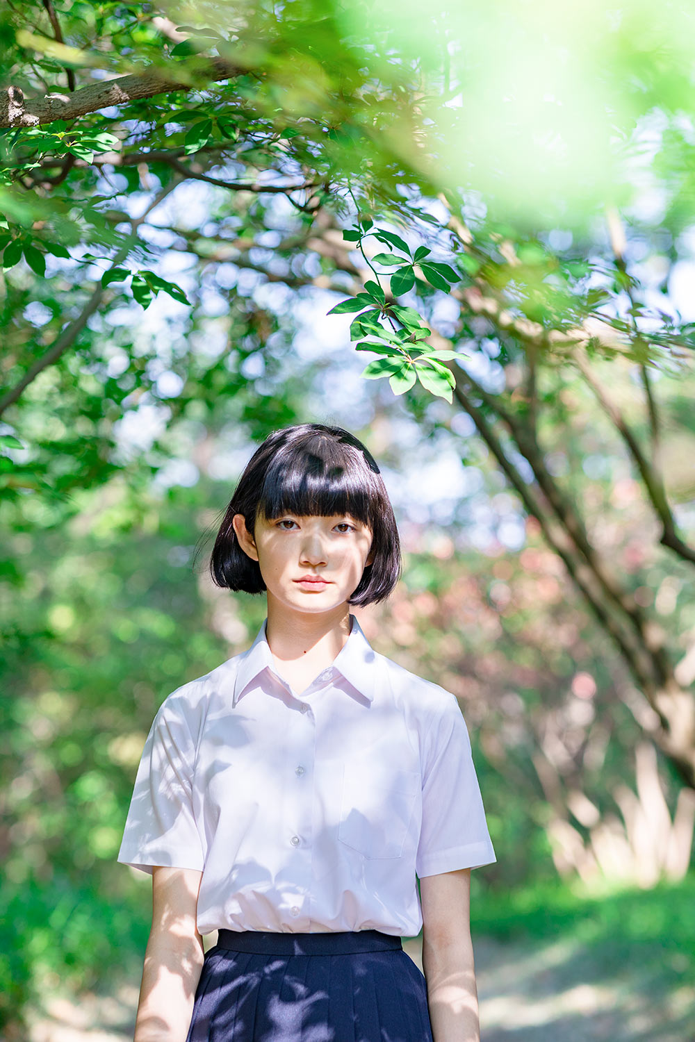 小宮山莉渚 - 制服編 - Scene 11 (撮影日/2019年5月24日。撮影時学年/中学二年生。撮影/山田信男)