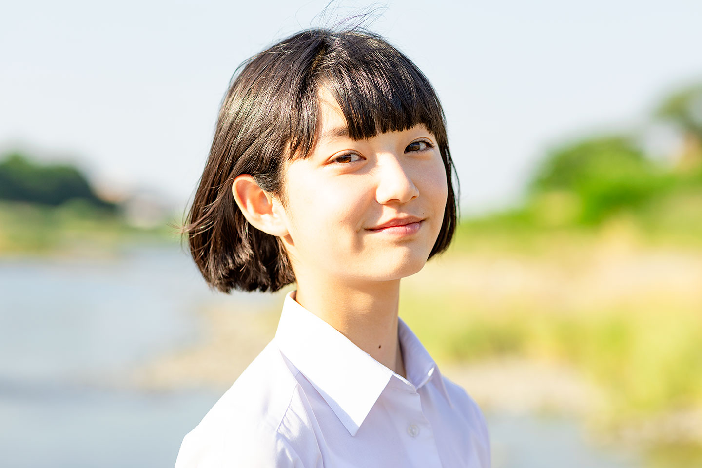 小宮山莉渚 - 制服編 - Scene 16 (撮影日/2019年5月24日。撮影時学年/中学二年生。撮影/山田信男)