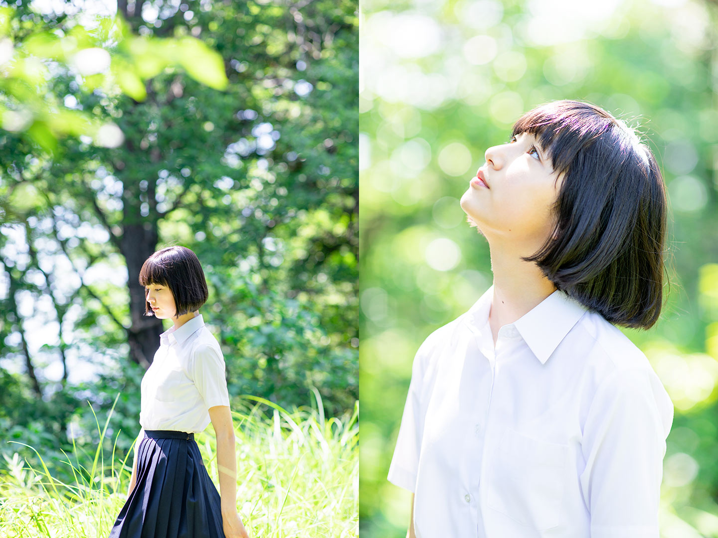 小宮山莉渚 - 制服編 - Scene 2 (撮影日/2019年5月24日。撮影時学年/中学二年生。撮影/山田信男)