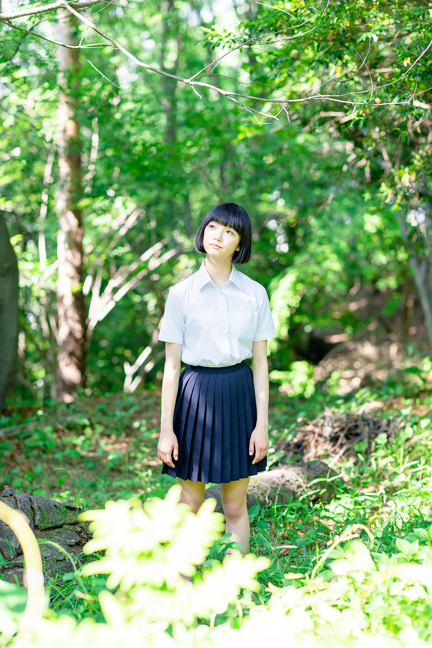 小宮山莉渚 - 制服編 - Scene 5 (撮影日/2019年5月24日。撮影時学年/中学二年生。撮影/山田信男)