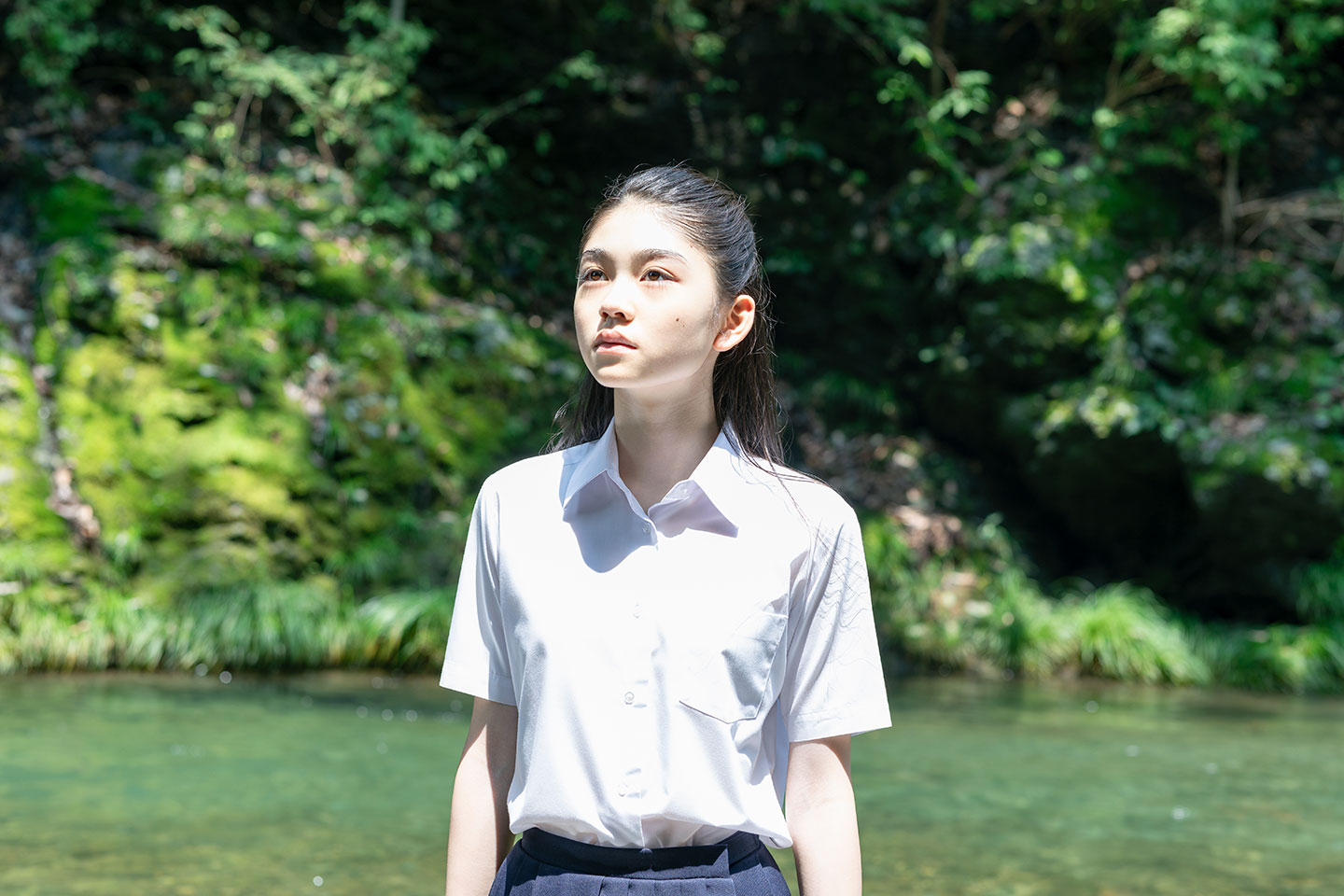 滝澤エリカ - 制服編 - Scene 14 (撮影日/2019年8月2日。撮影時学年/中学二年生。撮影/山田信男)