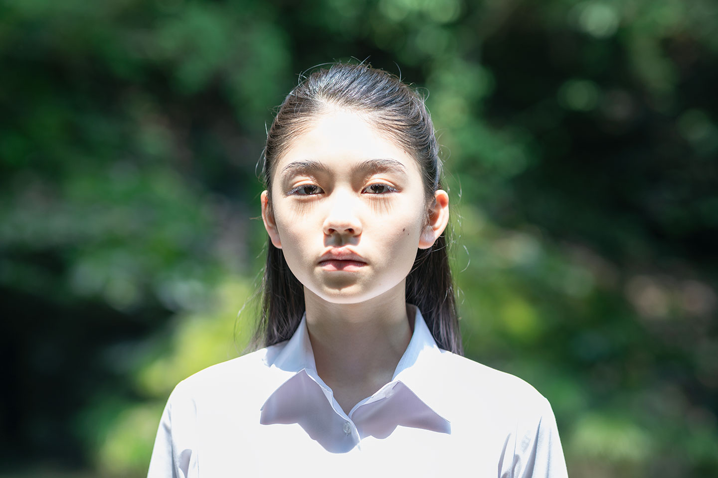 滝澤エリカ - 制服編 - Scene 15 (撮影日/2019年8月2日。撮影時学年/中学二年生。撮影/山田信男)