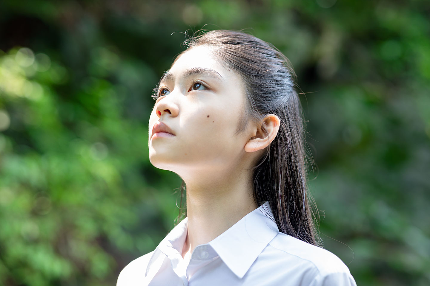 滝澤エリカ - 制服編 - Scene 5 (撮影日/2019年8月2日。撮影時学年/中学二年生。撮影/山田信男)