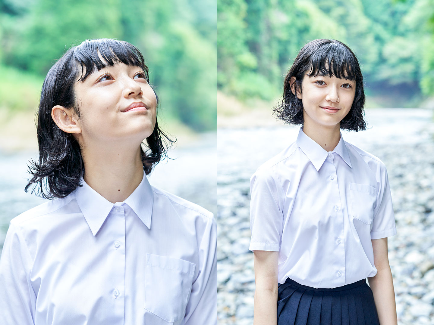 小宮山莉渚 - 制服編 - Scene 12 (撮影日/2020年9月18日。撮影時学年/中学三年生。撮影/山田信男)
