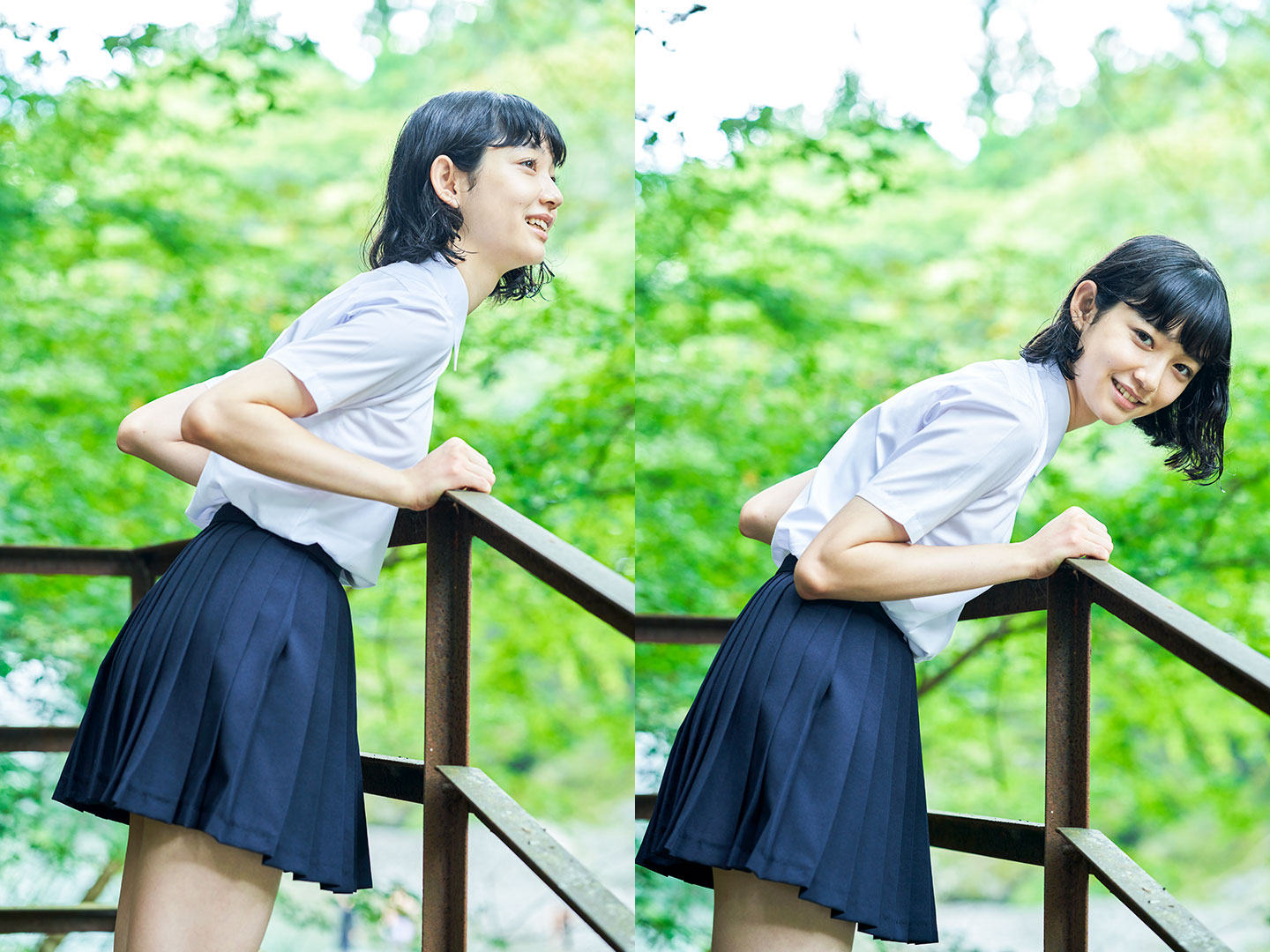 小宮山莉渚 - 制服編 - Scene 14 (撮影日/2020年9月18日。撮影時学年/中学三年生。撮影/山田信男)