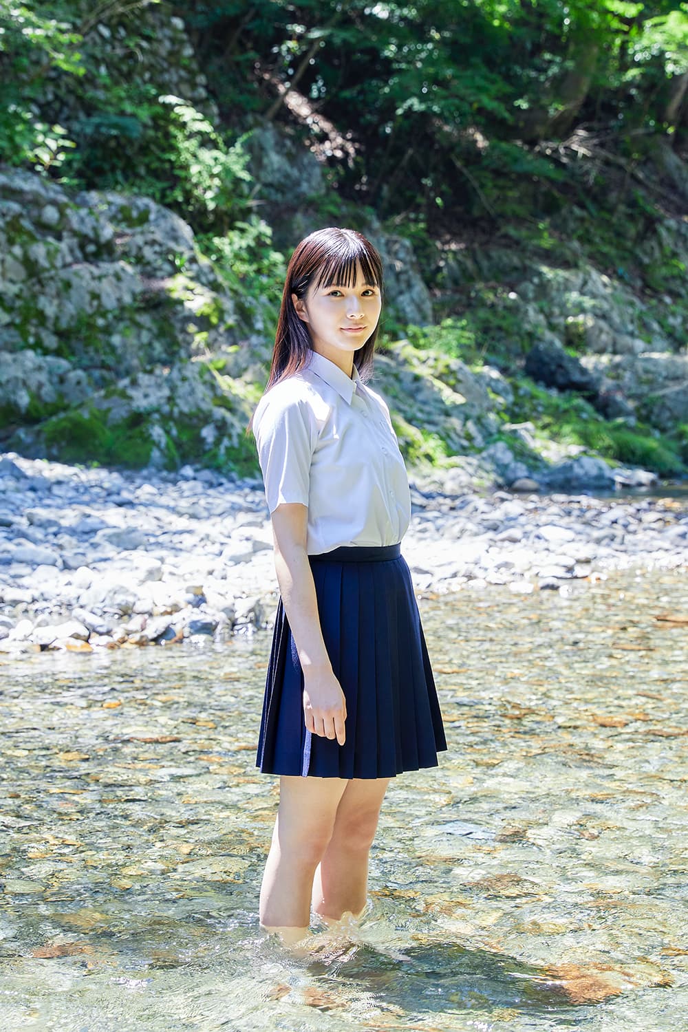 髙橋快空 - 制服編 - Scene 13 (撮影日/2021年8月4日。撮影時学年/中学二年生。撮影/山田信男)