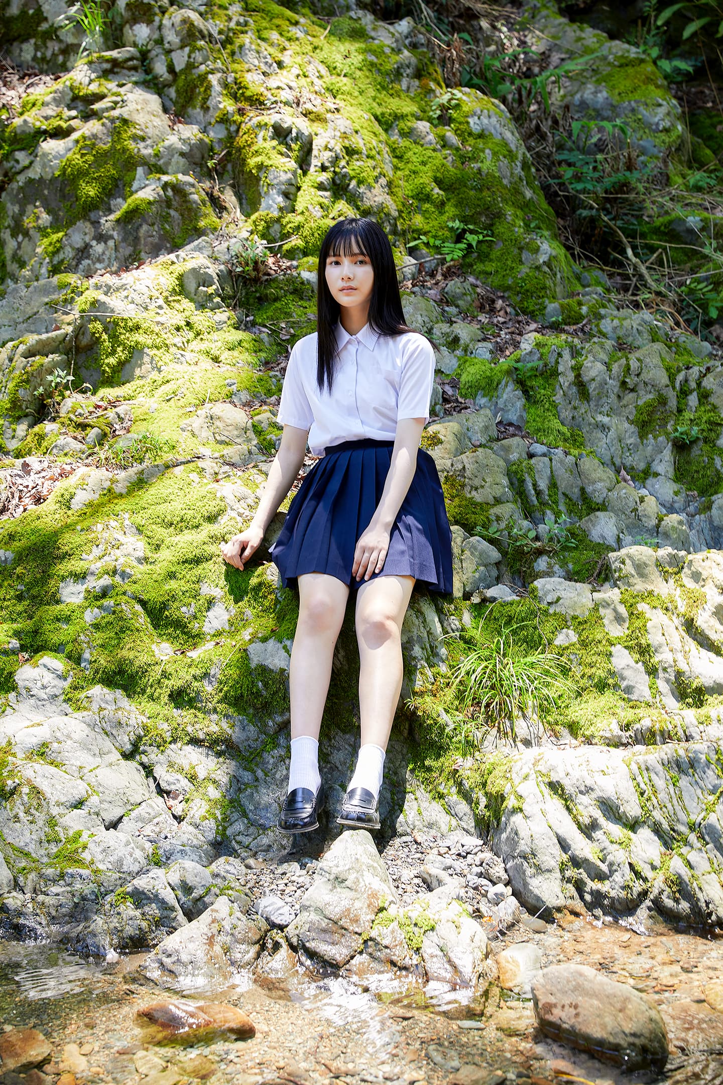 髙橋快空 - 制服編 - Scene 15 (撮影日/2021年8月4日。撮影時学年/中学二年生。撮影/山田信男)