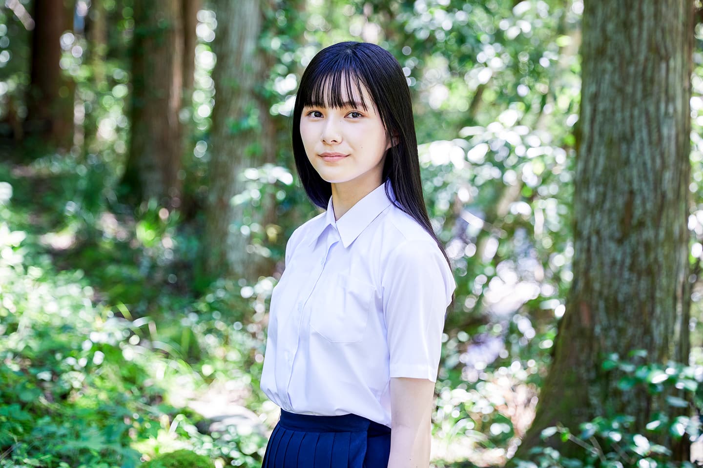 髙橋快空 - 制服編 - Scene 6 (撮影日/2021年8月4日。撮影時学年/中学二年生。撮影/山田信男)